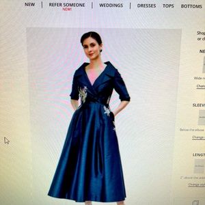 EShakti Vintage Silhouette A Line Dress